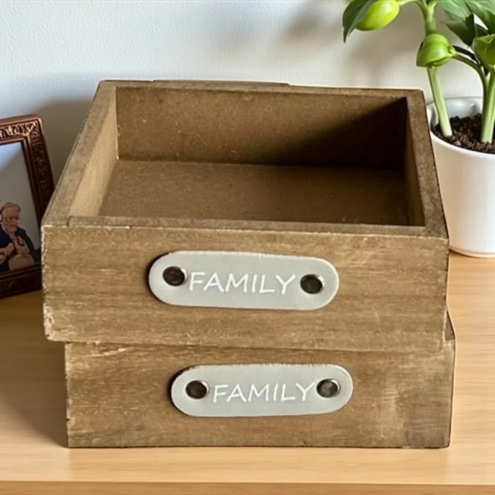 Stylish Distressed Collectible Boxes - Perfect for Keys & Coins! 2 Designs I NWT
